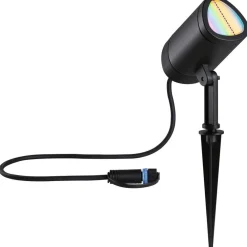 LED-puutarhaspotti Plug & Shine Shira, Smart Home Zigbee 3.0, IP65, RGBW+, antrasiitti*Paulmann Best