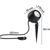 Discount LED-puutarhaspotti Plug & Shine Kikolo, Smart Home Zigbee 3.0, IP65, säädettävä värilämpötila, antrasiitti Älyvalaisimet Ulos