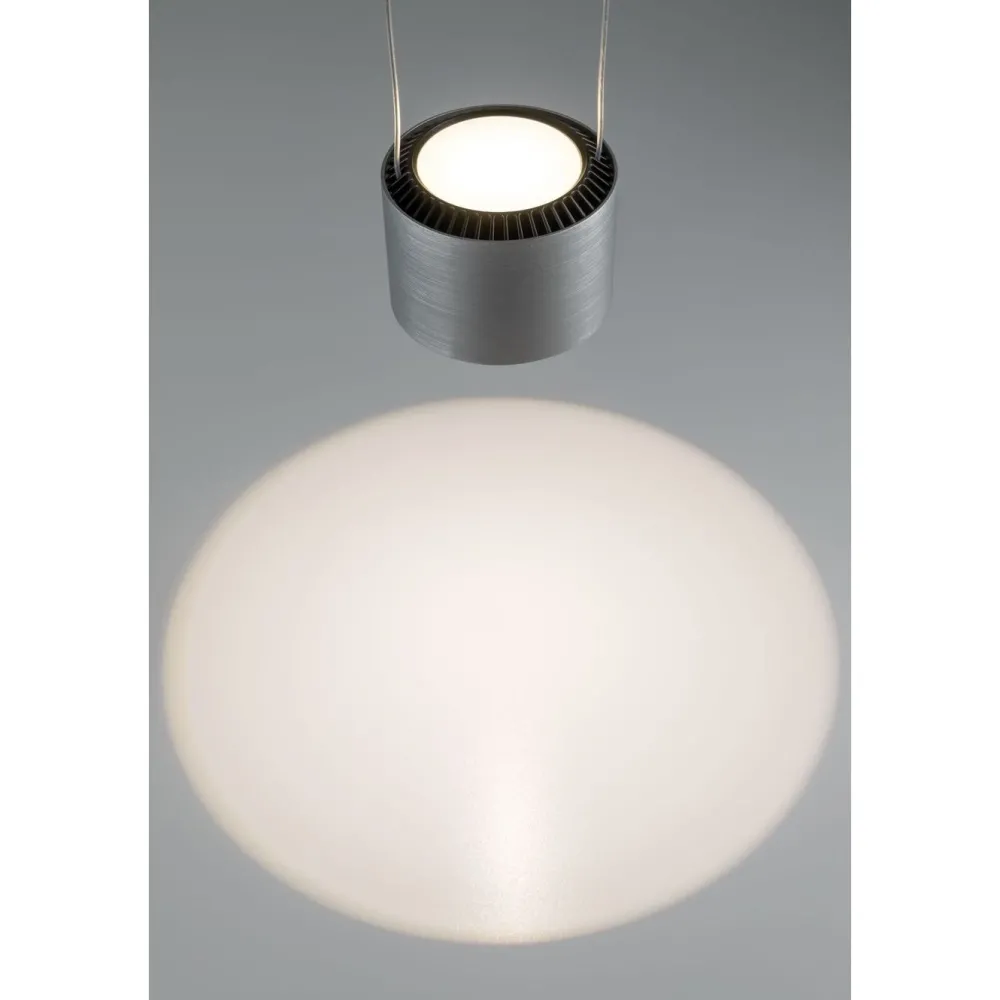 Outlet LED-riippuvalaisin Aldan, 2700K, himmennettävä, musta/harjattu alumiini Ikkunavalaisimet