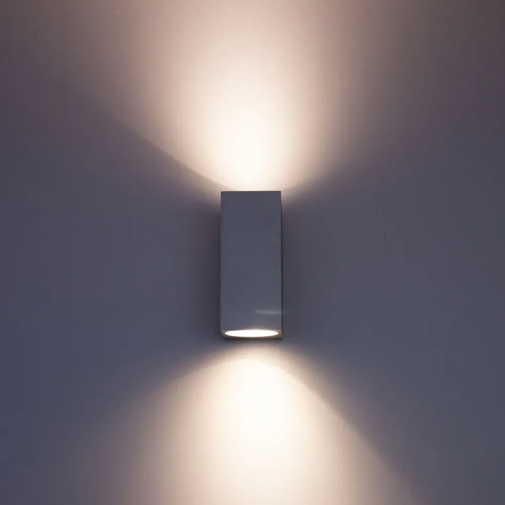 Outlet LED-seinävalaisin Diva, GU10, IP44, tummanharmaa Ulkoseinävalaisimet