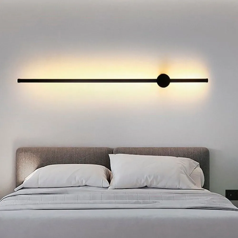 Best LED-seinävalaisin Wible 121 cm musta Seinävalaisimet