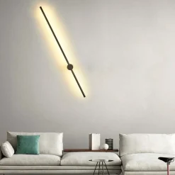 Best LED-seinävalaisin Wible 121 cm musta Seinävalaisimet