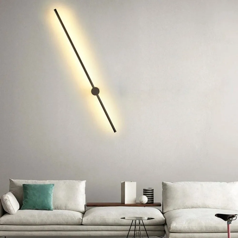 Best LED-seinävalaisin Wible 121 cm musta Seinävalaisimet