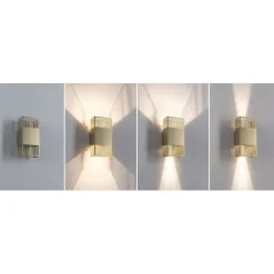 LED-seinävalaisin Tharin, 120x104mm, IP44, 3000K, 2x3.7W*Paulmann