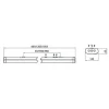 Sale LED-teollisuusvalaisin Optimus 600  mm IP44 25W/830 2500 lm Julkisten Tilojen Valaisimet