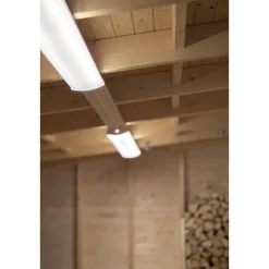 LED-teollisuusvalaisin Liteline Basic 1200 S tunnistimella 3000K IP44 valkoinen*Hide-a-lite Discount