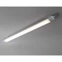 LED-teollisuusvalaisin Liteline 1500 S tunnistimella IP65 vaaleanharmaa*Hide-a-lite