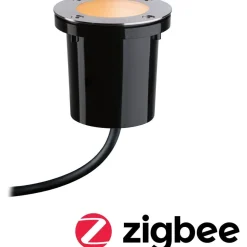 LED-terassivalaisin Plug & Shine, Smart Home Zigbee 3.0, IP65, säädettävä värilämpötila, musta*Paulmann Discount