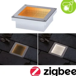 New LED-terassivalaisin Brick, Smart Home Zigbee 3.0, IP67, 10x10cm, säädettävä värilämpötila, rst Älyvalaisimet Ulos