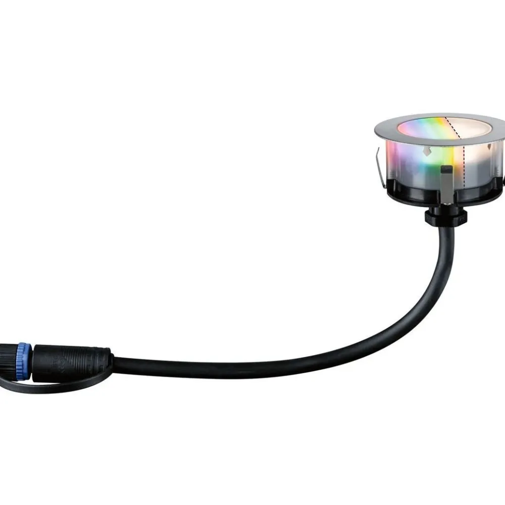 Best LED-terassivalaisinsarja Plug & Shine Floor, Smart Home Zigbee 3.0, IP67, RGBW+, 3x2W, rst Älyvalaisimet Ulos