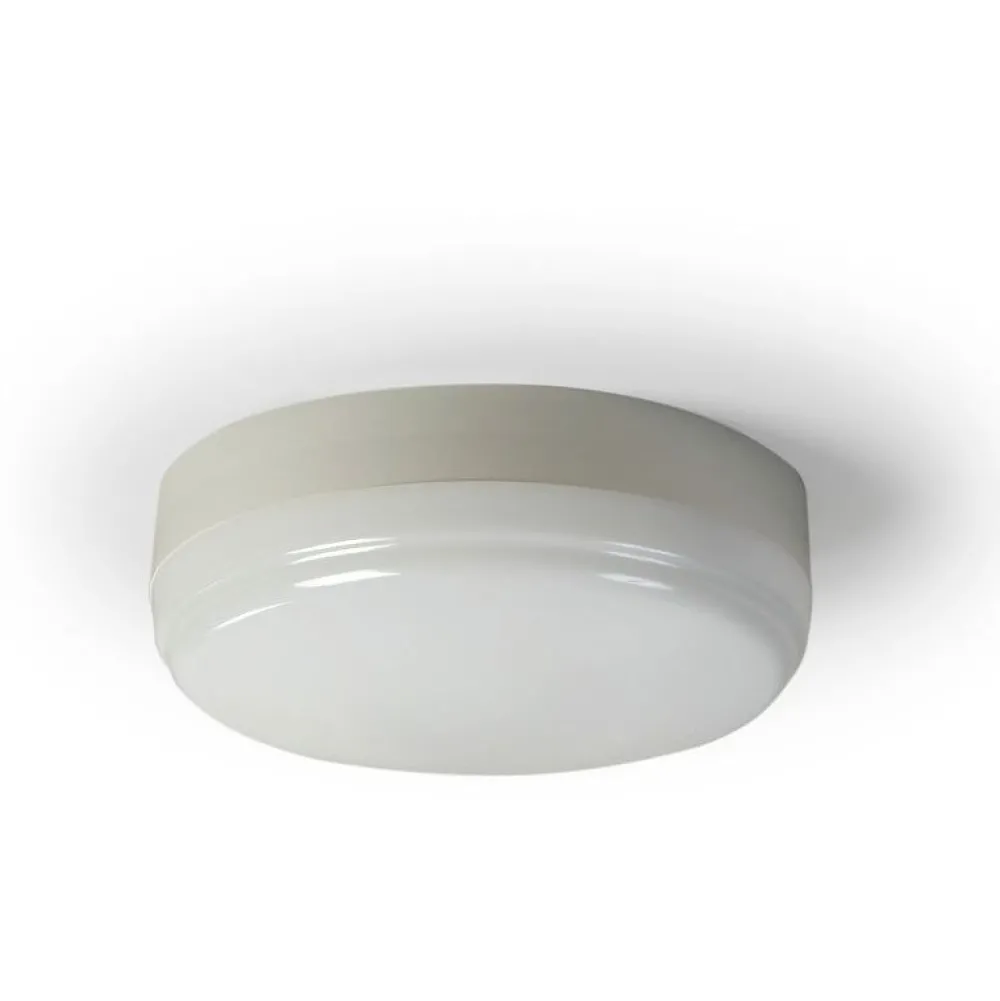 LED-tunnistinvalaisin AVR1.1109L/3K IP44 10W/830 Ø260x88 mm RAD-tunnistimella valkoinen Kattovalaisimet|Ulkovalaisimet Liiketunnistimella
