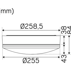 LED-tunnistinvalaisin Moon Basic 255 S valkoinen*Hide-a-lite Online