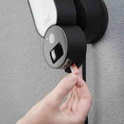 Outlet LED-tunnistinvalaisin Smartlight kameralla musta Älyvalaisimet Ulos