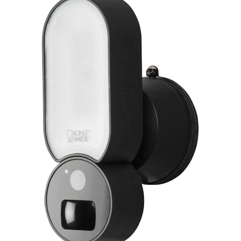 Outlet LED-tunnistinvalaisin Smartlight kameralla musta Älyvalaisimet Ulos