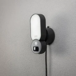 Outlet LED-tunnistinvalaisin Smartlight kameralla musta Älyvalaisimet Ulos