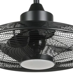 LED-tuuletinvalaisin Igeldo, musta*Eglo Hot