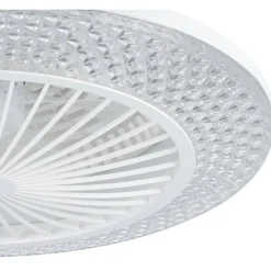 Outlet LED-tuuletinvalaisin Malinska, valkoinen Tuuletinvalaisimet