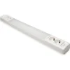 LED-työpistevalaisin Ami AL124L1460 20W/830/840 1462 mm 2x2-osainen pistorasia + kytkin valkoinen*Ensto Sale