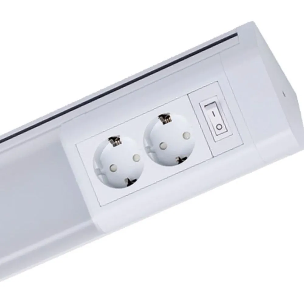 LED-työpistevalaisin MullerLicht Melo plug 2-osainen pistorasia + kytkin, eri kokoja*Muller Licht Sale