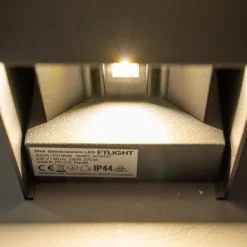LED-ulkoseinävalaisin Iina 2x5W eri valonvärejä 570lm säädettävä keila musta*FTLight Discount