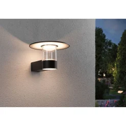 LED-ulkoseinävalaisin liiketunnistimella Sienna, IP44, 3000K, korroosionkestävä, antrasiitti*Paulmann Sale