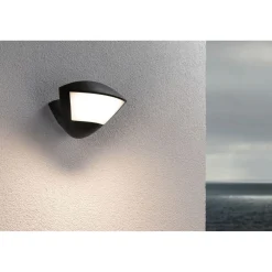 LED-ulkoseinävalaisin Skyla Smart Home Zigbee 3.0 226x164mm 2200K-3000K 10W 840lm hämäräohjattu liiketunnistin IR antrasiitti*Paulmann Sale