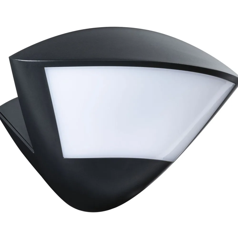 LED-ulkoseinävalaisin Skyla Smart Home Zigbee 3.0 226x164mm 2200K-3000K 10W 840lm hämäräohjattu liiketunnistin IR antrasiitti*Paulmann Sale