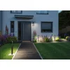 LED-ulkoseinävalaisin Alara 375x270mm 3000K 10W 450lm hämäräohjattu liiketunnistin IR antrasiitti*Paulmann Sale