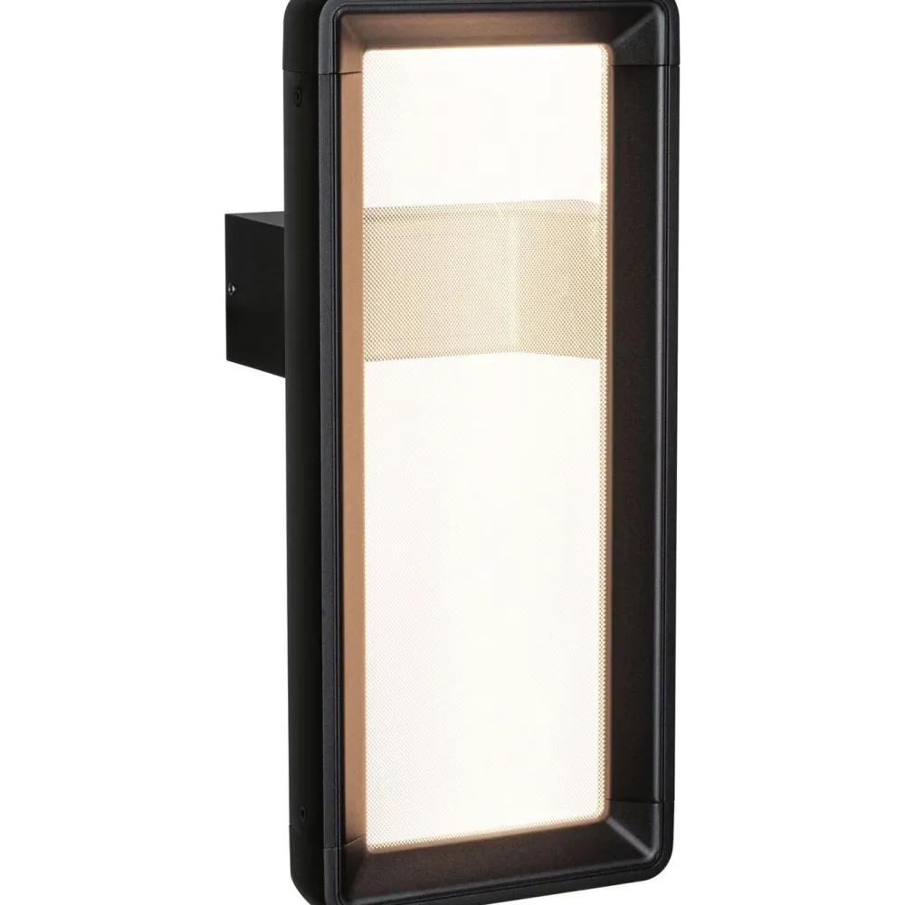 Outlet LED-ulkoseinävalaisin Reana 176x107mm 3000K 2x3W 2x130lm hämäräohjattu liiketunnistin HF antrasiitti Ulkovalaisimet Hämäräkytkimellä|Ulkovalaisimet Liiketunnistimella Ja Hämäräkytkimellä