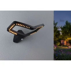 Online LED-ulkoseinävalaisin Alara Smart Home Zigbee 3.0 375x270mm hämäräohjattu liiketunnistin IR 3000-2200K 10W 450lm antrasiitti Ulkovalaisimet Hämäräkytkimellä|Ulkovalaisimet Liiketunnistimella Ja Hämäräkytkimellä