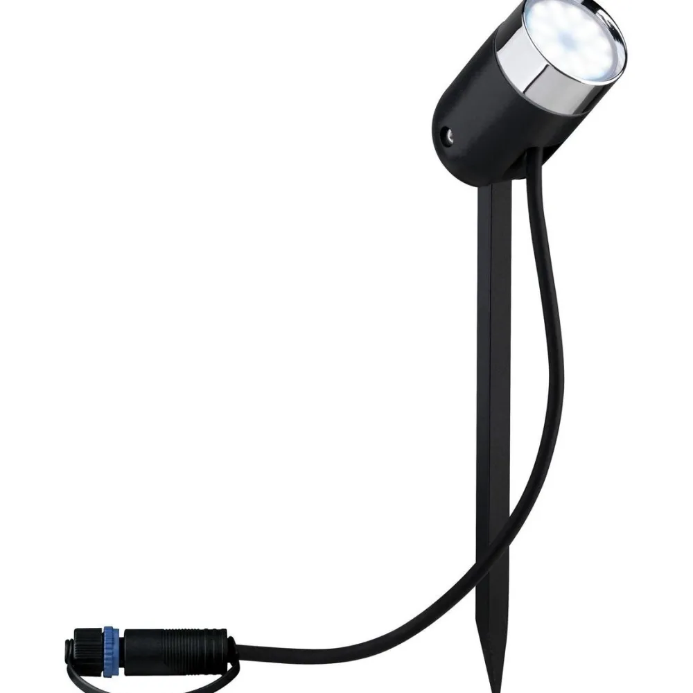 LED-Ulkospottivalaisin Plug & Shine SpotPike RGBW antrasiitti*Paulmann Discount