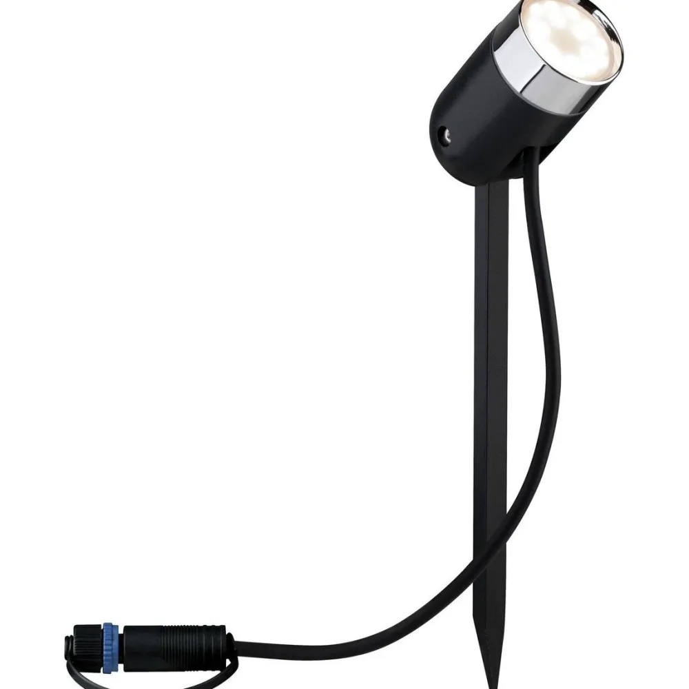 LED-Ulkospottivalaisin Plug & Shine SpotPike RGBW antrasiitti*Paulmann Discount