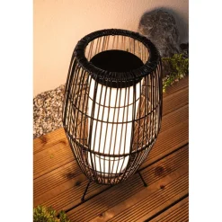 LED-ulkovalaisin Plug & Shine Basket, Smart Home Zigbee 3.0, IP44, RGBW, musta*Paulmann