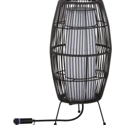 LED-ulkovalaisin Plug & Shine Basket, Smart Home Zigbee 3.0, IP44, RGBW, musta*Paulmann