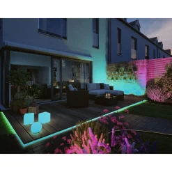 Hot LED-ulkovalaisin Plug & Shine Globe, Smart Home Zigbee 3.0, IP65, RGBW+, valkoinen Puutarhavalaisimet|Älyvalaisimet Ulos