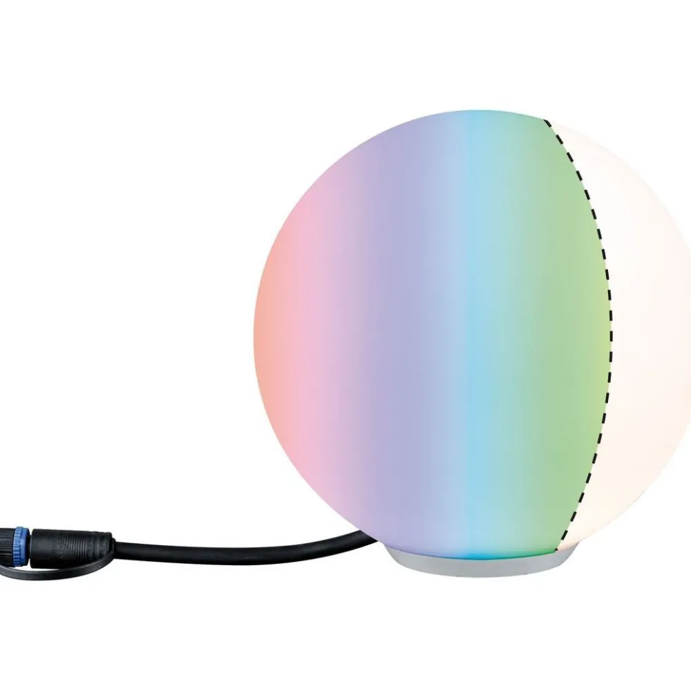 Hot LED-ulkovalaisin Plug & Shine Globe, Smart Home Zigbee 3.0, IP65, RGBW+, valkoinen Puutarhavalaisimet|Älyvalaisimet Ulos