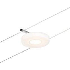 LED-Vaijerivalaisinsetti Disc 5 valaisinta + muuntaja + vaijeri 3000K kromi*Paulmann Outlet