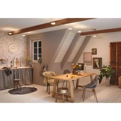 LED-Vaijerivalaisinsetti Disc 5 valaisinta + muuntaja + vaijeri 3000K kromi*Paulmann Outlet