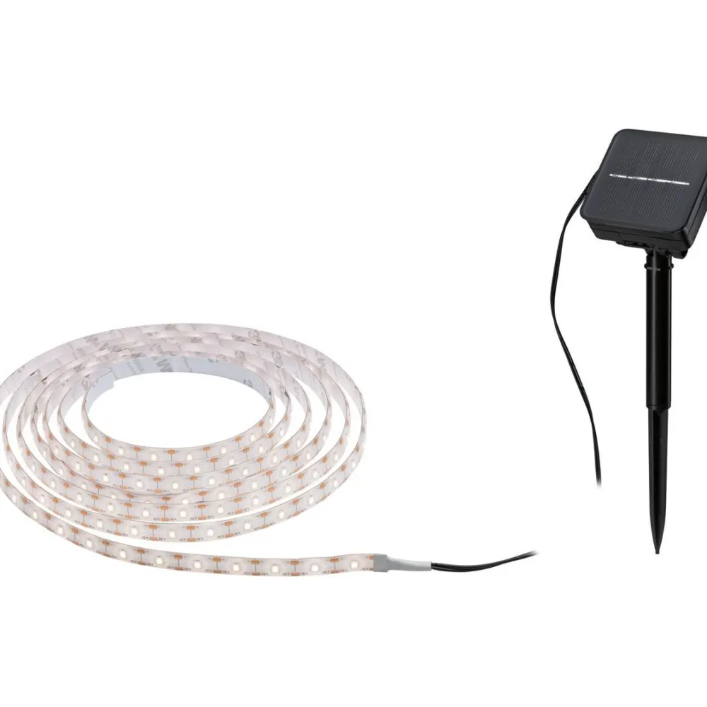 LED-valonauha aurinkokennolla , 3m, IP44, 0.3W, 16lm/m, 60LEDs/m, 2700K, hämärätunnistin Led-Nauhat