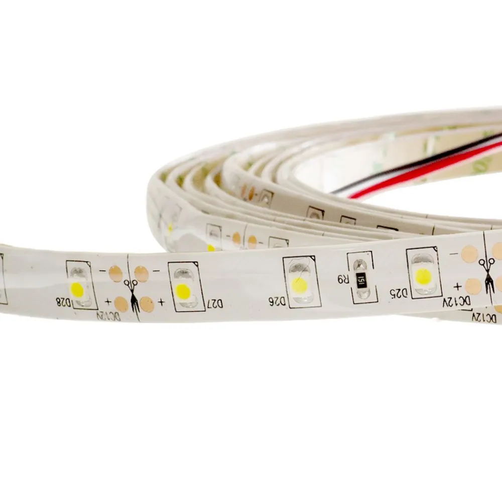 LED-valonauha 5m 9,6W/m IP20 3000K himmennettävä+katkaistava*FTLight New
