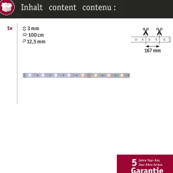 LED-valonauha MaxLED 250, 270lm/m, säädettävä värilämpötila, eri kokoja*Paulmann Clearance