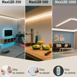 LED-valonauha MaxLED 250, Smart Home Zigbee 3.0, aloituspakkaus, 1.5m, IP44, 9W, 180lm/m, 30LEDs/m, RGBW+, 24VA Led-Nauhat|Älyvalaistus