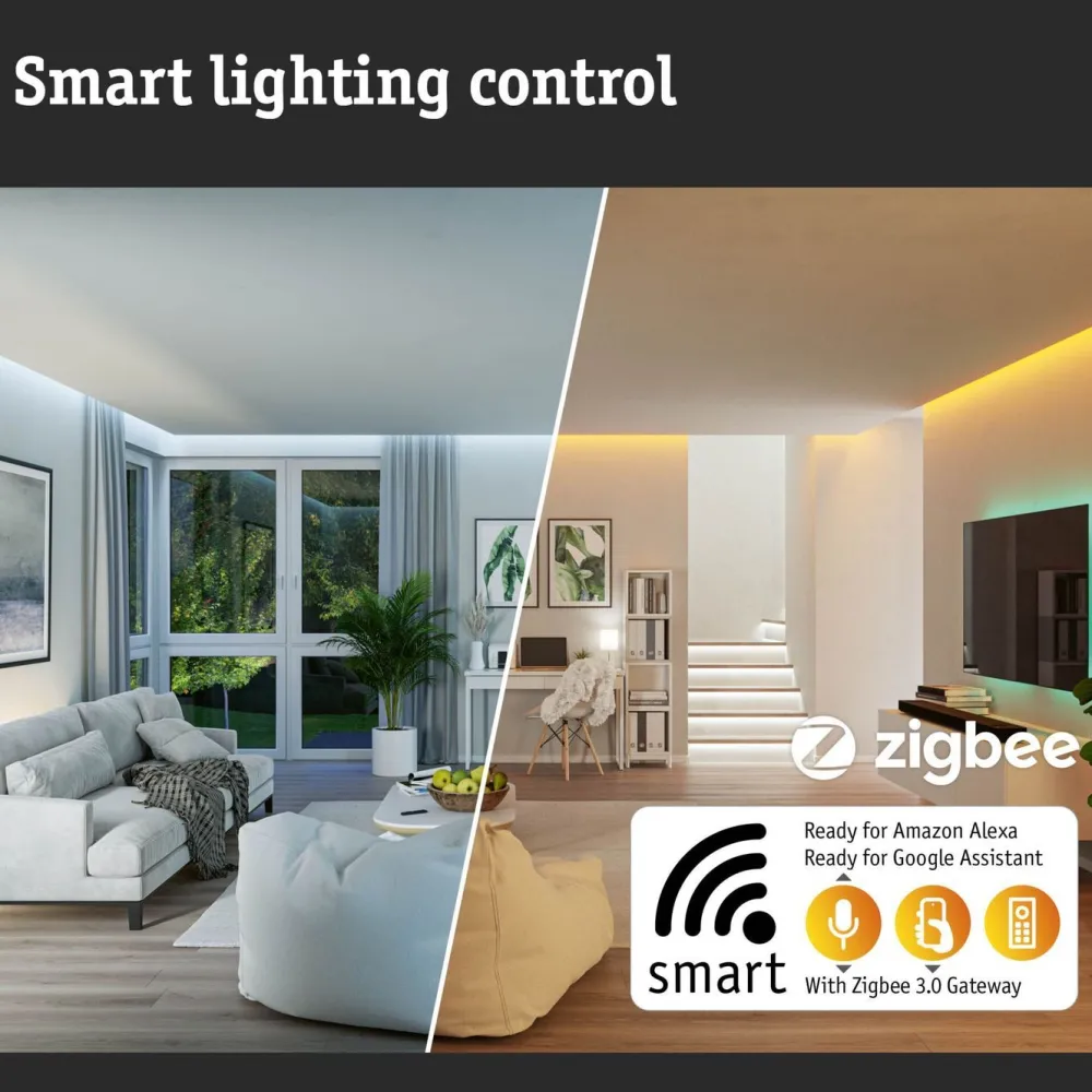 LED-valonauha MaxLED 250, Smart Home Zigbee 3.0, aloituspakkaus, 1.5m, IP44, 9W, 180lm/m, 30LEDs/m, RGBW+, 24VA Led-Nauhat|Älyvalaistus