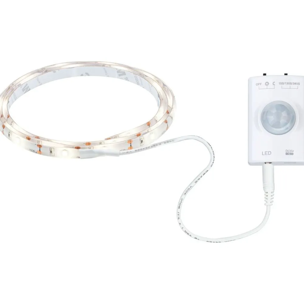 LED-valonauha , paristokäyttöinen, 1m, 1.4W, 140lm/m, 3000K, liiketunnistin Led-Nauhat