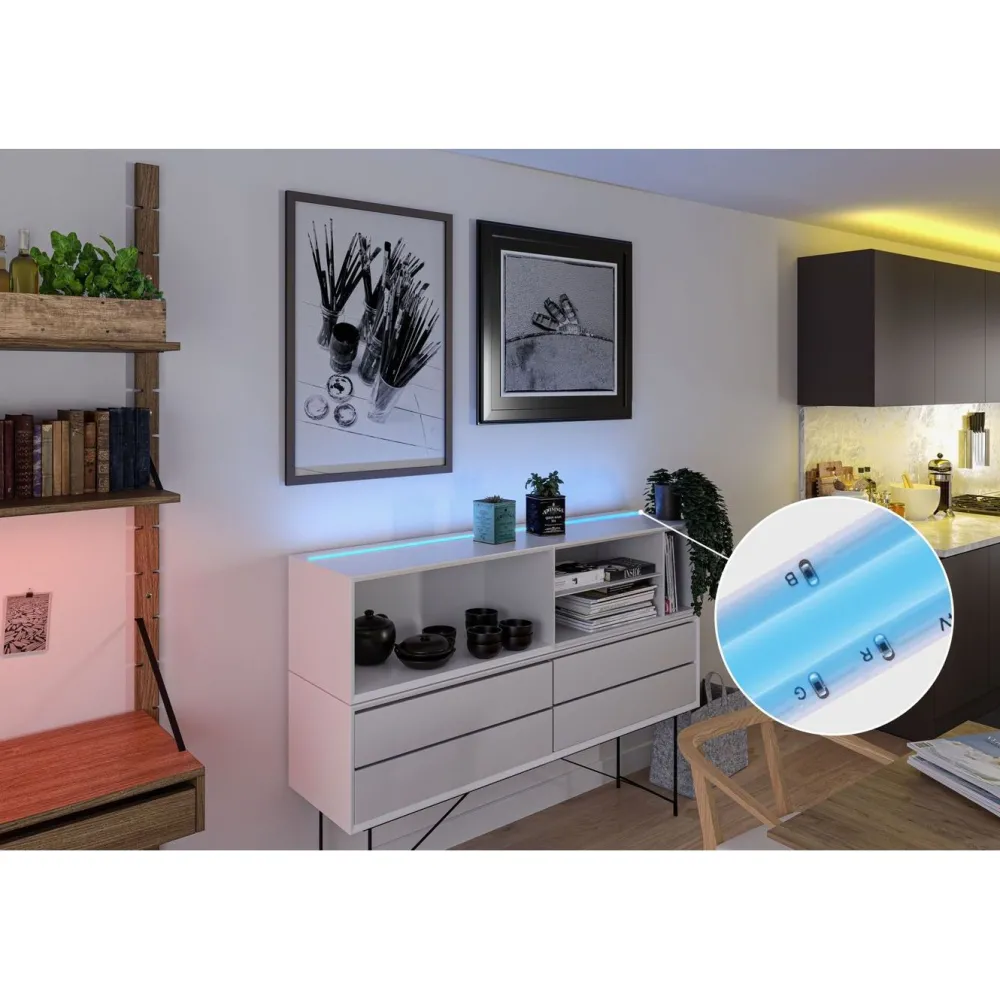 Online LED-valonauha SimpLED Full-Line COB, 330lm/m, 840LEDs/m, RGB, 24VA, eri kokoja Led-Nauhat