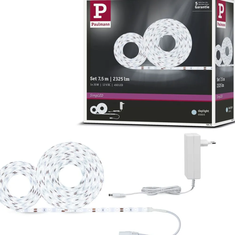 Clearance LED-valonauha SimpLED, 260lm/m, 60LEDs/m, 6500K, eri kokoja Led-Nauhat
