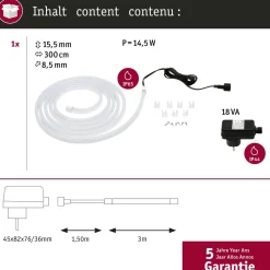LED-valonauha ulkokäyttöön SimpLED, 3m, IP65, 12W, 200lm/m, 6500K, 18VA*Paulmann