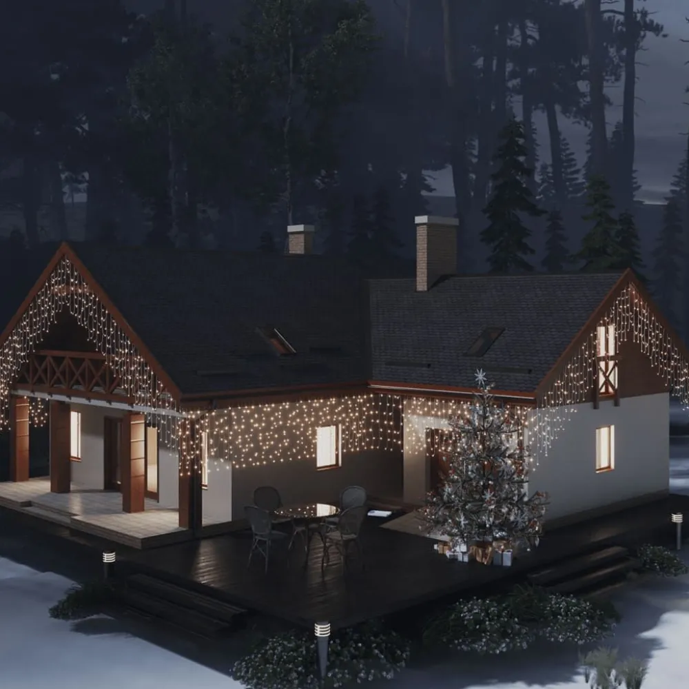 LED-valonauhaverho jääpuikot 10 m 400 LEDiä eri värejä*FinePRICE