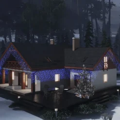 LED-valonauhaverho jääpuikot 10 m 400 LEDiä eri värejä*FinePRICE