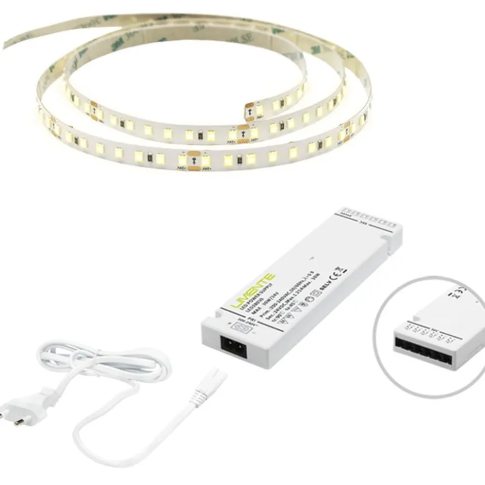 LED-valonauha + virtalähde KIT-PROCOM, 5m*Limente Outlet